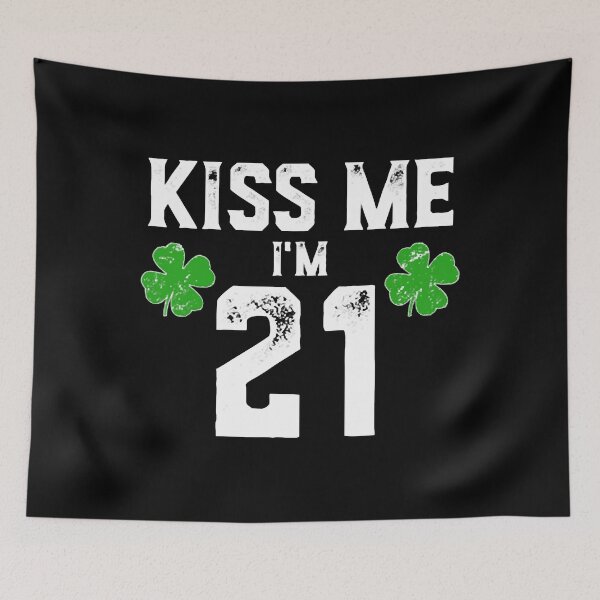 Item preview, Kiss Me I'm 21 Shirt St Pattys Day Birthday Gift designed and sold by NicholasGandhi.