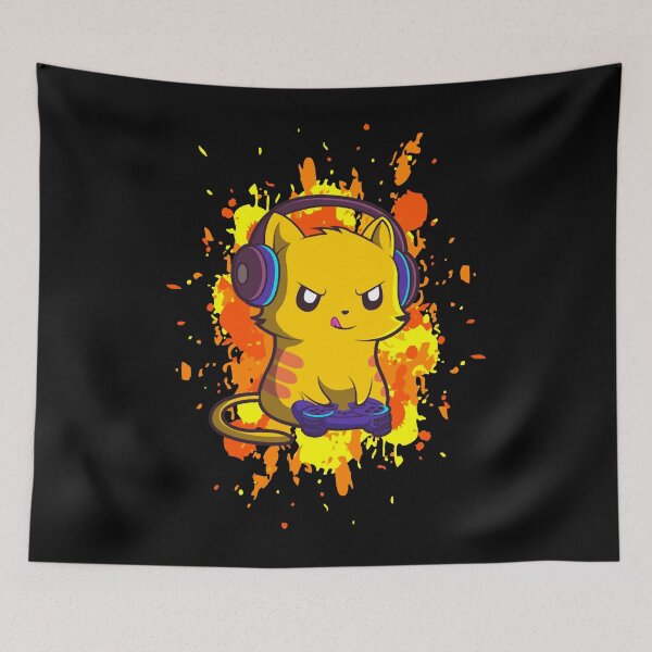 Item preview, Video Gaming Cat Gift for a Video Games Player designed and sold by NicholasGandhi.