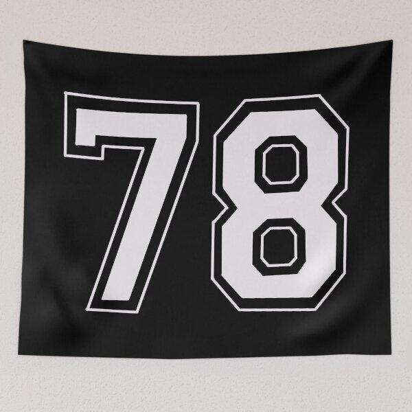 Item preview,  Sport Number 78 White  designed and sold by Maelyn-Couch.