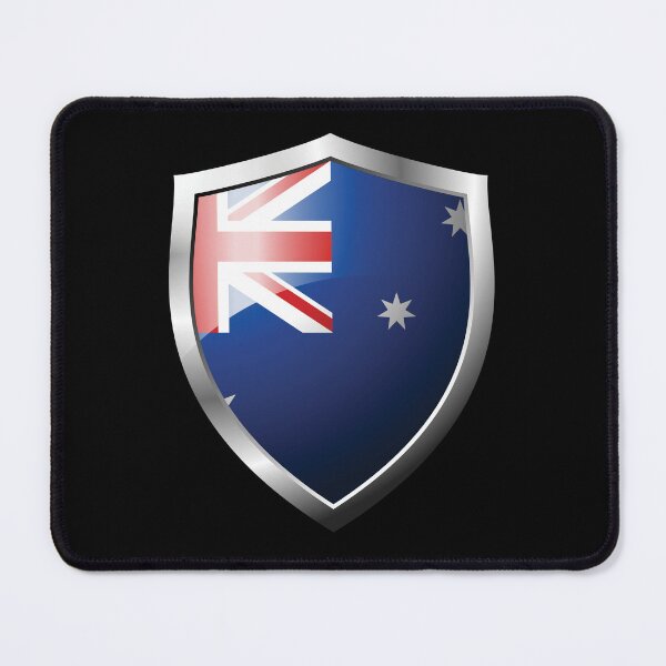 Item preview, Strong Australia Flag Shield Country designed and sold by HelloFromAja.