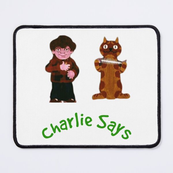 Item preview, Charlie Says 70s Retro Cartoon   designed and sold by VINTAGEYOUTUNE.