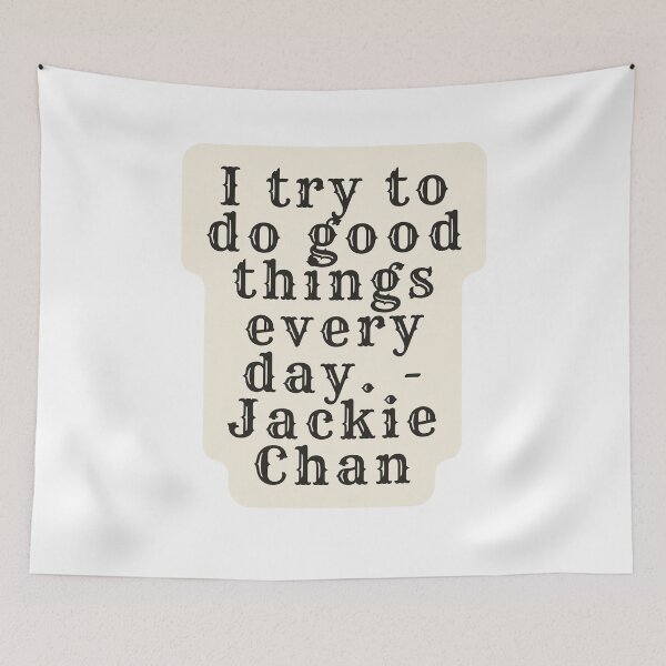 Item preview, Jackie Chan Quotes  designed and sold by Echo Aesthetics.