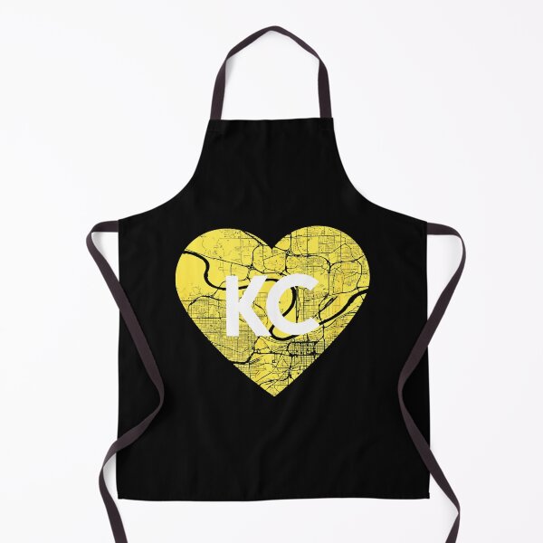 Item preview, I Love Kansas City Football KC Heart Map designed and sold by ErlingPuskas.