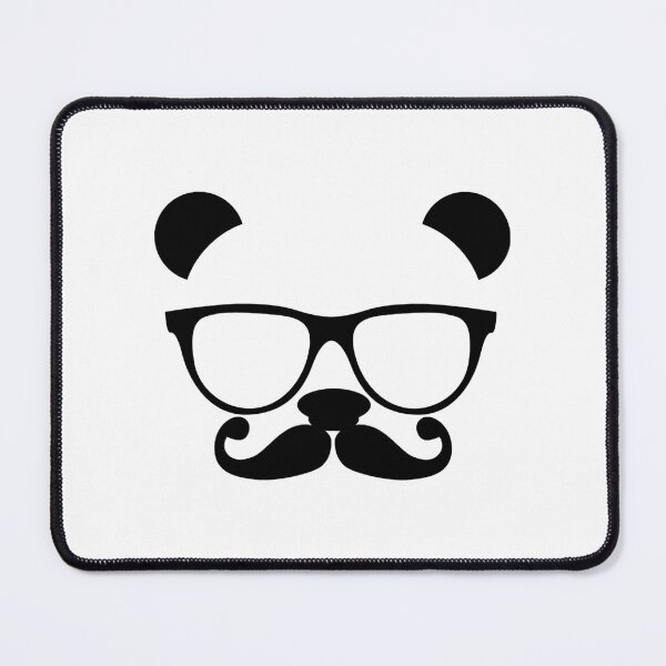 Item preview, Panda with glasses and mustache designed and sold by ErlingPuskas.