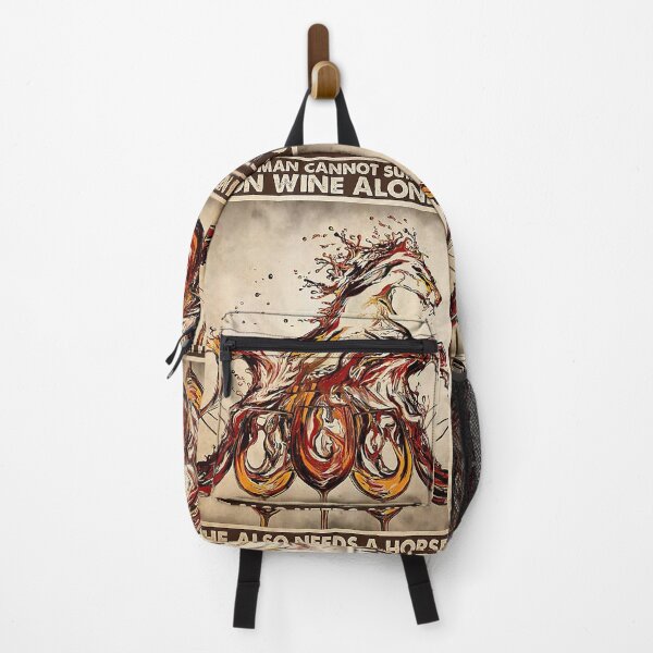 Item preview, A woman cannot survive on wine alone she also needs a horse designed and sold by KravecUziel.