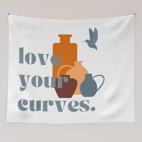 Item preview, Love your curves - body positive designed and sold by Levated.