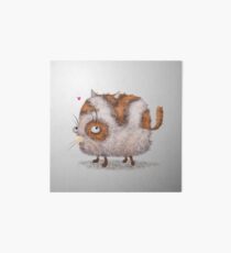funny spring cat Art Board