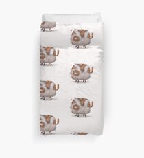 funny spring cat Duvet Cover