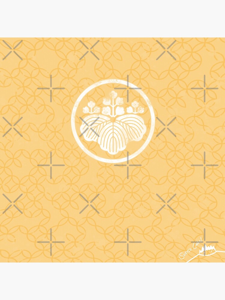 "ShatsuChan Japanese patterns Chairo no Kirimon" Poster by ShatsuChan