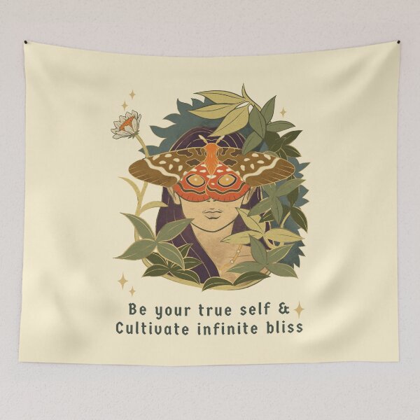 Item preview, Be Your True self and Cultivate Infinite Bliss | Spiritual Motivation designed and sold by LostTraveller.