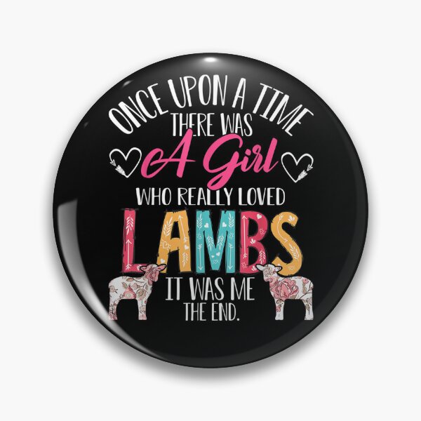 Item preview, There Was A Girl Who Really Loved Lambs Sheep Lover Gifts designed and sold by ChristinaMauri.