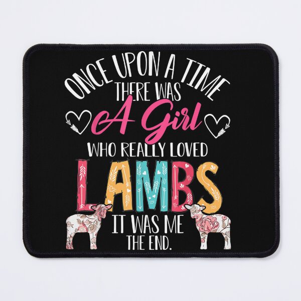 Item preview, There Was A Girl Who Really Loved Lambs Sheep Lover Gifts designed and sold by ChristinaMauri.