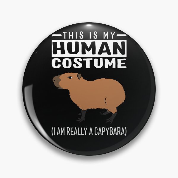 Item preview, This Is My Human Costume I Am Really A Capybara designed and sold by ChristinaMauri.