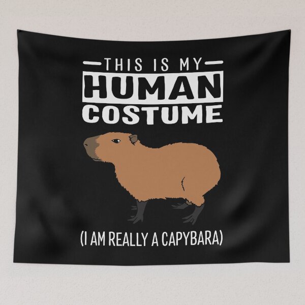 Item preview, This Is My Human Costume I Am Really A Capybara designed and sold by ChristinaMauri.