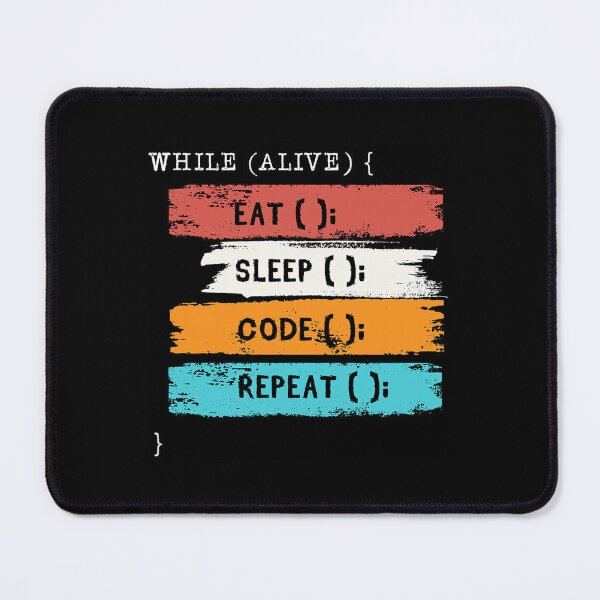 Item preview, Eat Sleep Code Repeat designed and sold by Bug-Art.