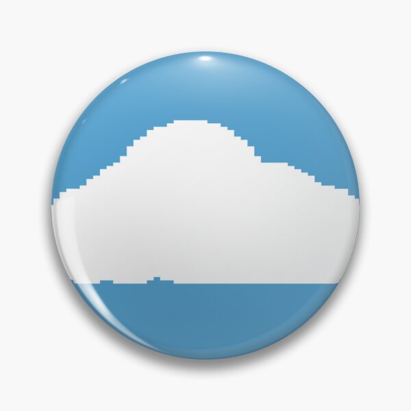 Item preview, pixelate white cloud art designed and sold by jawad199595.