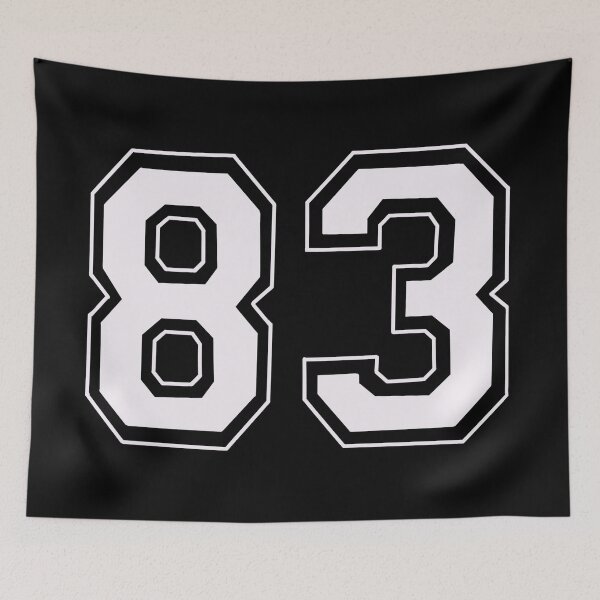 Item preview,  Sport Number 83 White  designed and sold by Maelyn-Couch.