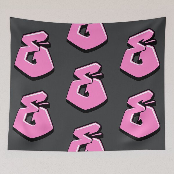Item preview, Graffiti Letter E (pink) designed and sold by NameGraffiti.