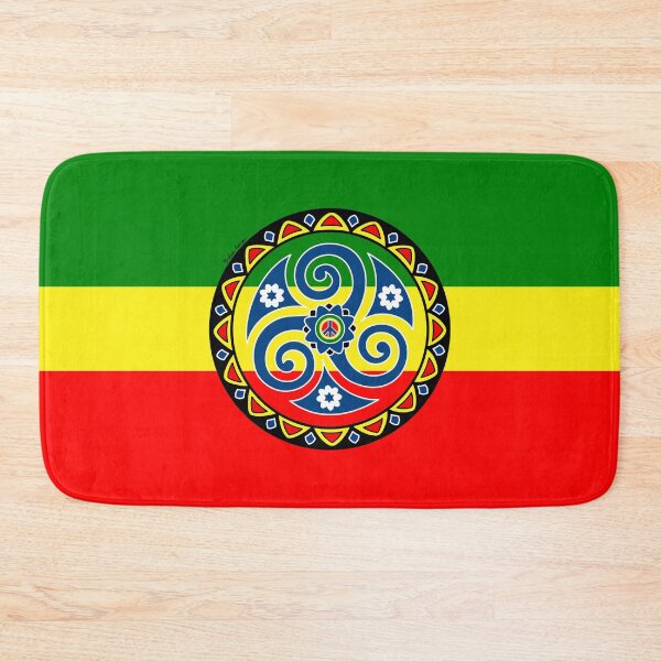 Item preview, Rasta triskell designed and sold by Breizh-Korser.