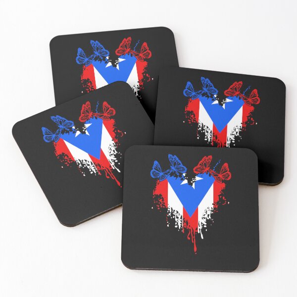 Item preview, Puerto Rico Flag Butterfly For Boricua Pride Puertorriqueños designed and sold by Nessshirts.