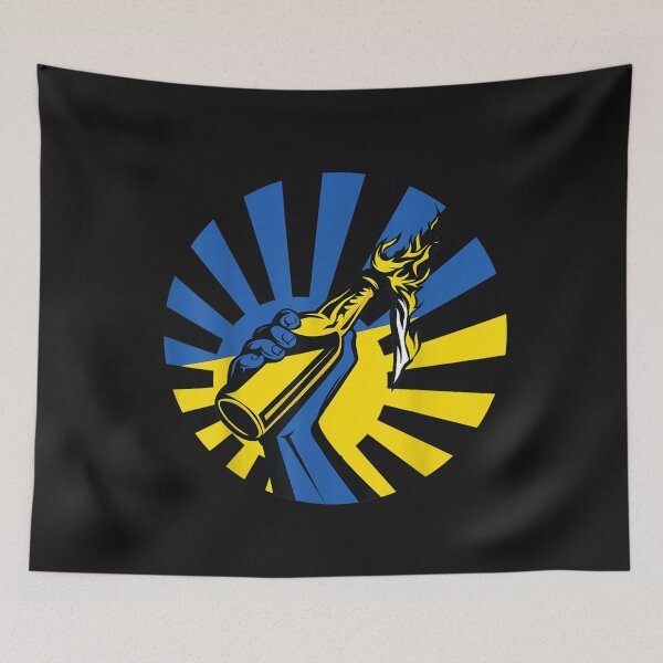 Artikelvorschau, Ukrainian Molotov Cocktail for Russia Army, Ukraine Support T-Shirt entworfen und verkauft von Besnier-Rahel.