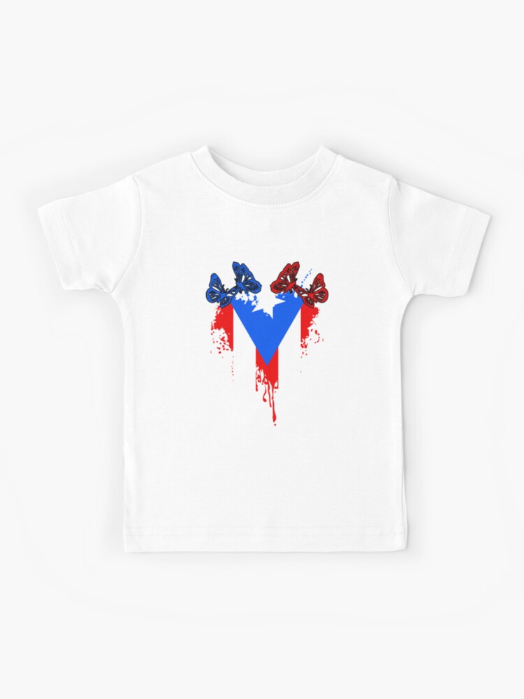 Teeshirtpalace Boricua Puerto Rican Puerto Rico Baseball Kids T-Shirt