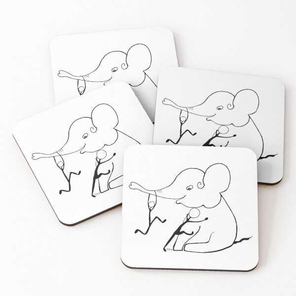 Item preview, Elephant friend with playing boys designed and sold by Sika Rautenberg.