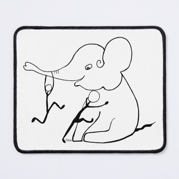 Item preview, Elephant friend with playing boys designed and sold by Sika Rautenberg.