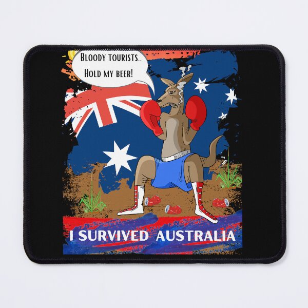 Item preview, I Survived Australia - Bloody Tourists.. Hold My Beer! By dsrdirect designed and sold by dsrdirect.