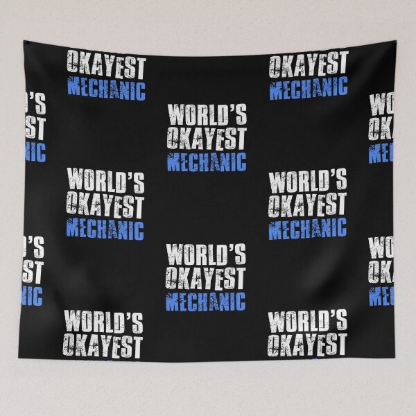 Item preview, Worlds Okayest Mechanic designed and sold by FNStuff.
