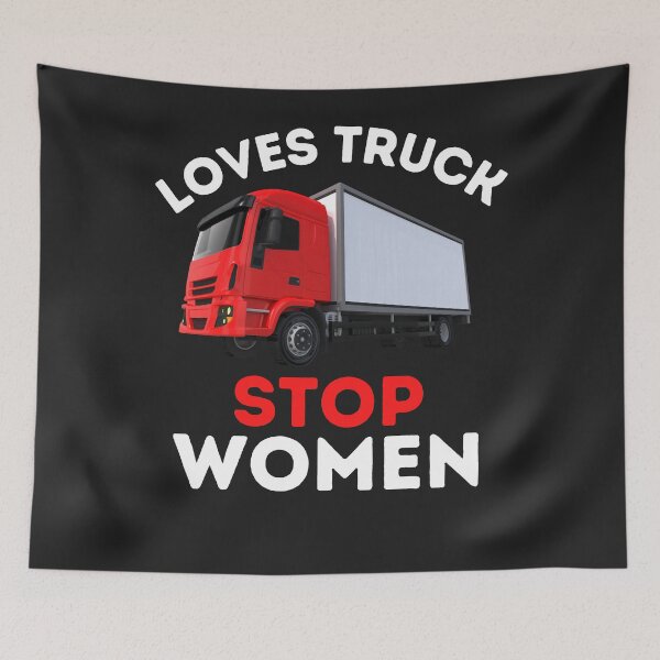 Item preview, loves truck stop women Essential designed and sold by JakariEzer.