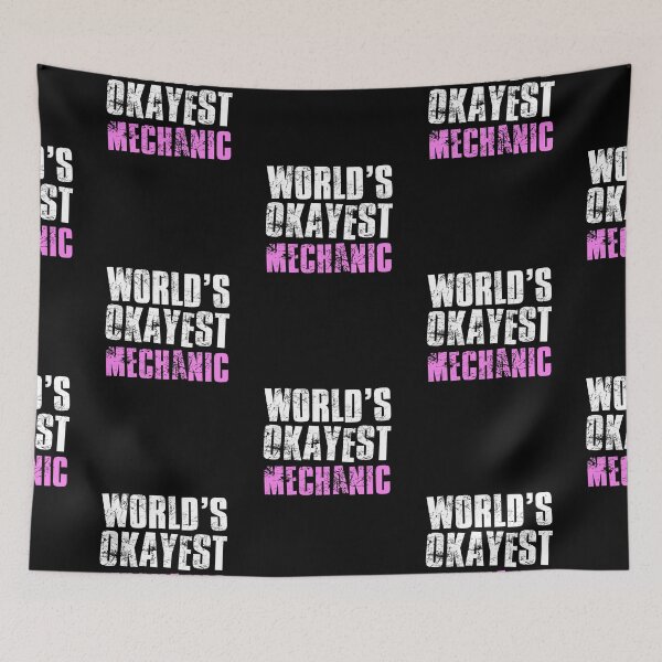 Item preview, Worlds Okayest Mechanic designed and sold by FNStuff.