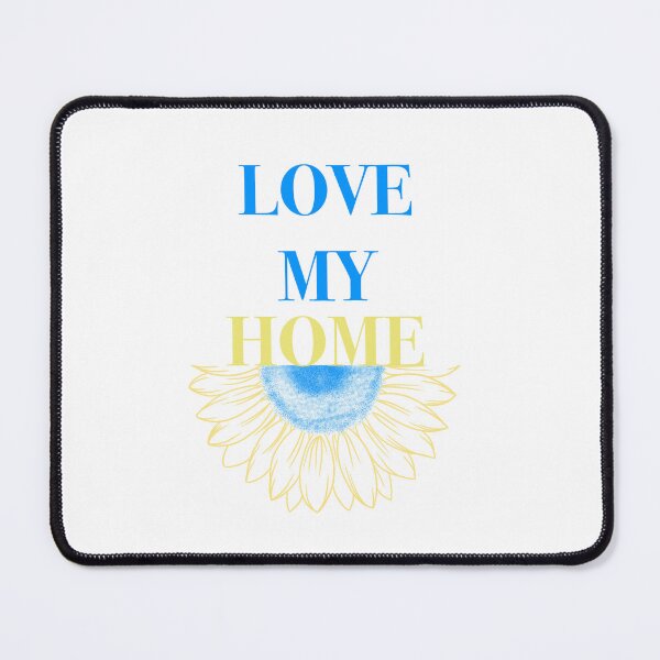 Item preview, I love my home, peace in Ukraine. yellow-blue sunflower - the national colors of the flag of Ukraine. designed and sold by Sunshine2504.