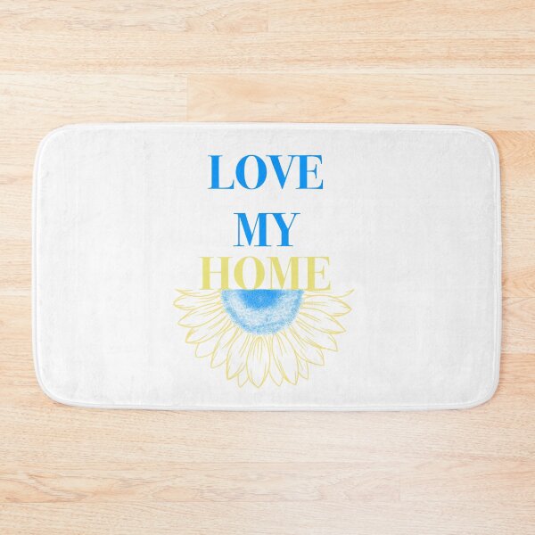 Item preview, I love my home, peace in Ukraine. yellow-blue sunflower - the national colors of the flag of Ukraine. designed and sold by Sunshine2504.