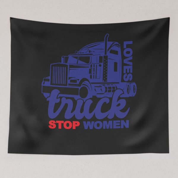 Item preview, loves truck stop women Essential truck love designed and sold by JakariEzer.