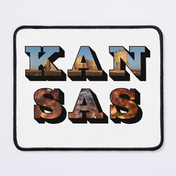 Item preview, Kansas w/ National Landmarks designed and sold by Pajamurai.