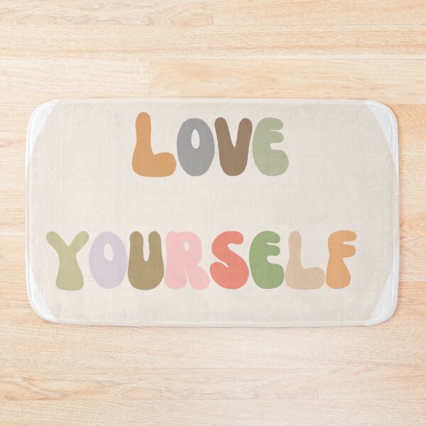 Item preview, Love yourself, Inspirational life quote (colour palette, color palete) designed and sold by Sanaura.