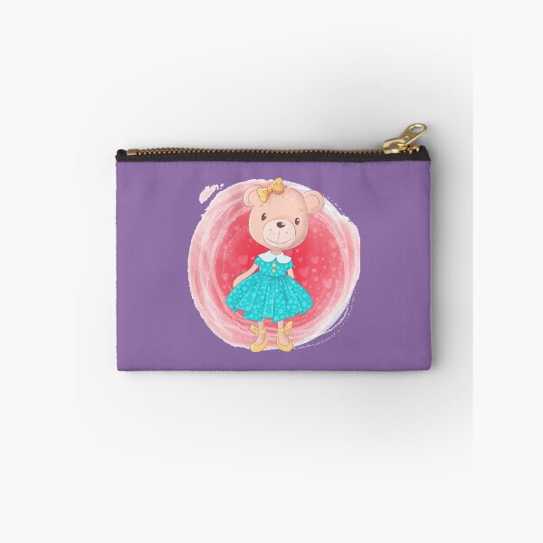 Item preview, Adorable Cute Bear in Blue Dress   designed and sold by VintageTeeGift.