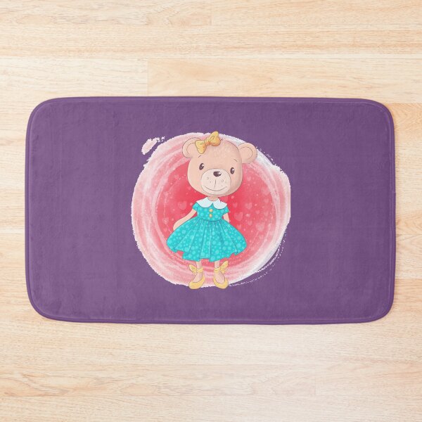 Item preview, Adorable Cute Bear in Blue Dress   designed and sold by VintageTeeGift.