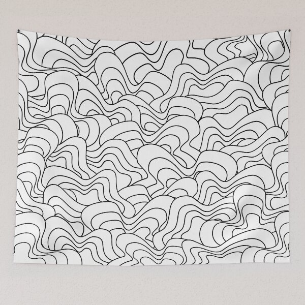 Item preview, Abstract pattern - black and white. designed and sold by K.S ART.
