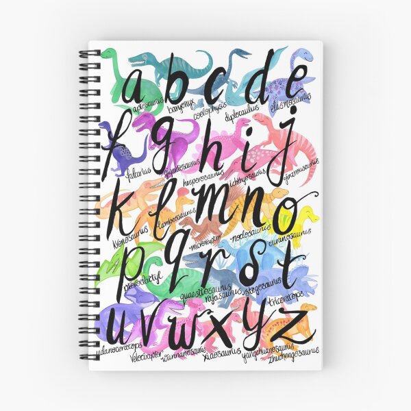 Item preview, Roarsome Rainbow Dinosaur Alphabet Poster designed and sold by StevenFoshag.