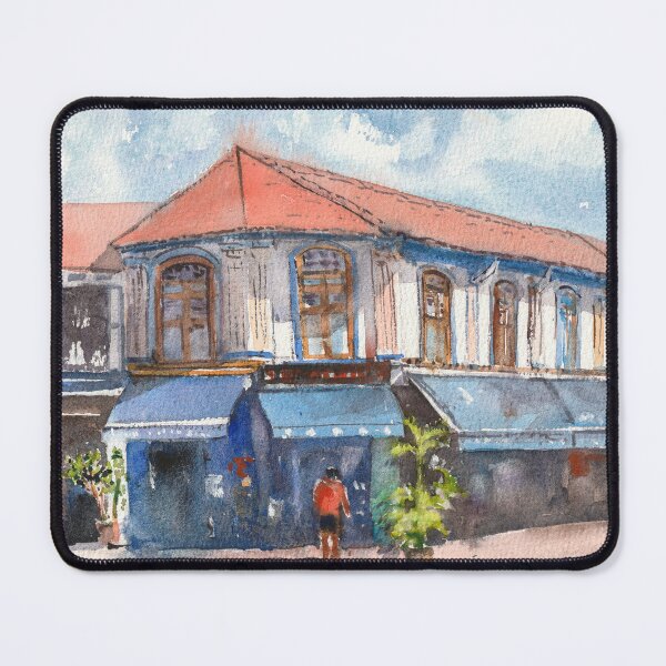 Item preview, Blue Shades Watercolour Painting designed and sold by ErinsGarden.
