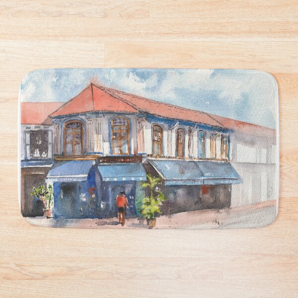 Item preview, Blue Shades Watercolour Painting designed and sold by ErinsGarden.