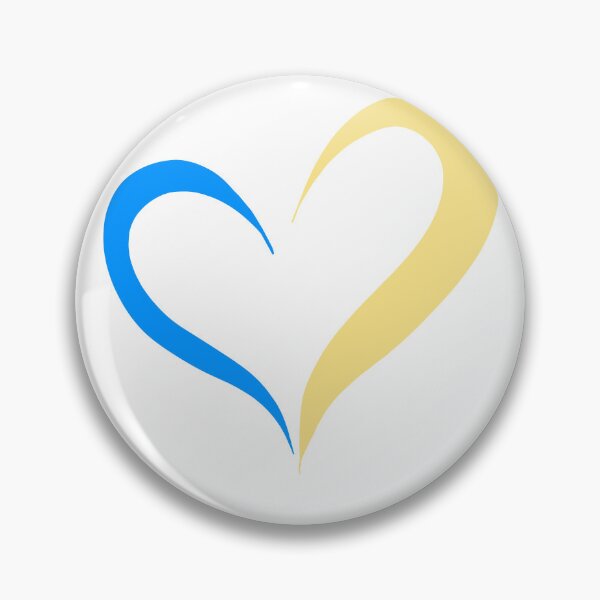 Item preview, Love Ukraine, heart emblem national flag colored. Flag of Ukraine with heart shape designed and sold by Sunshine2504.