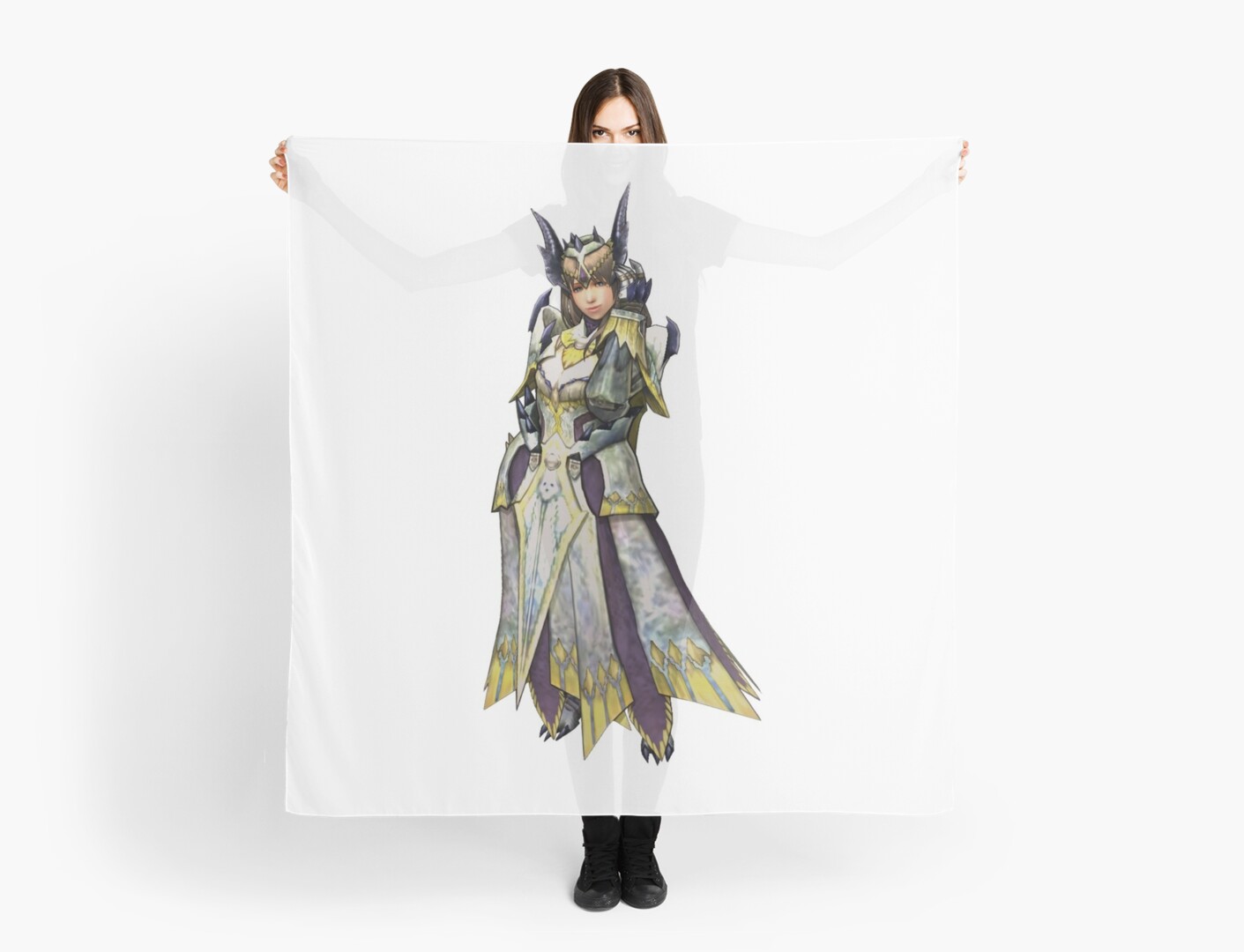 Shagaru Magala Armor Scarves By RatWithHat Redbubble   Scarf,x1080 Bg,f8f8f8.2 