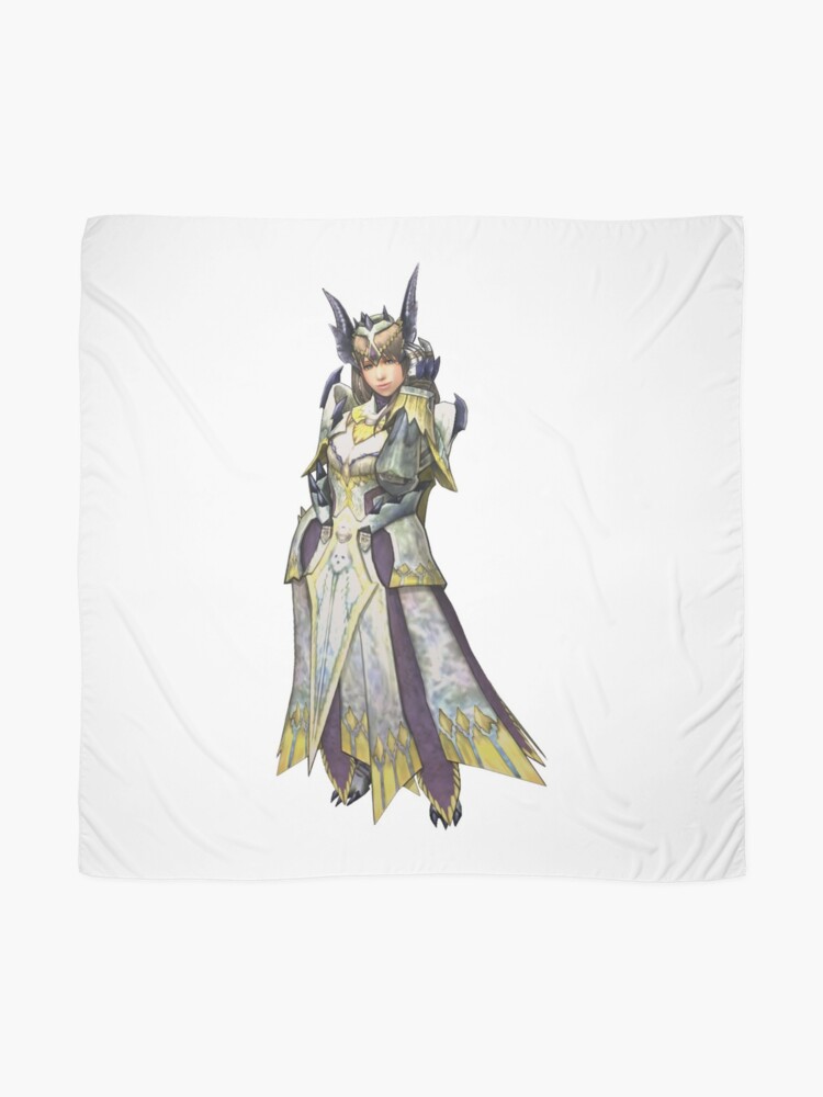 Shagaru Magala Armor Scarf For Sale By RatWithHat Redbubble   Scarfflat,800x Pad,750x1000,f8f8f8.u2 