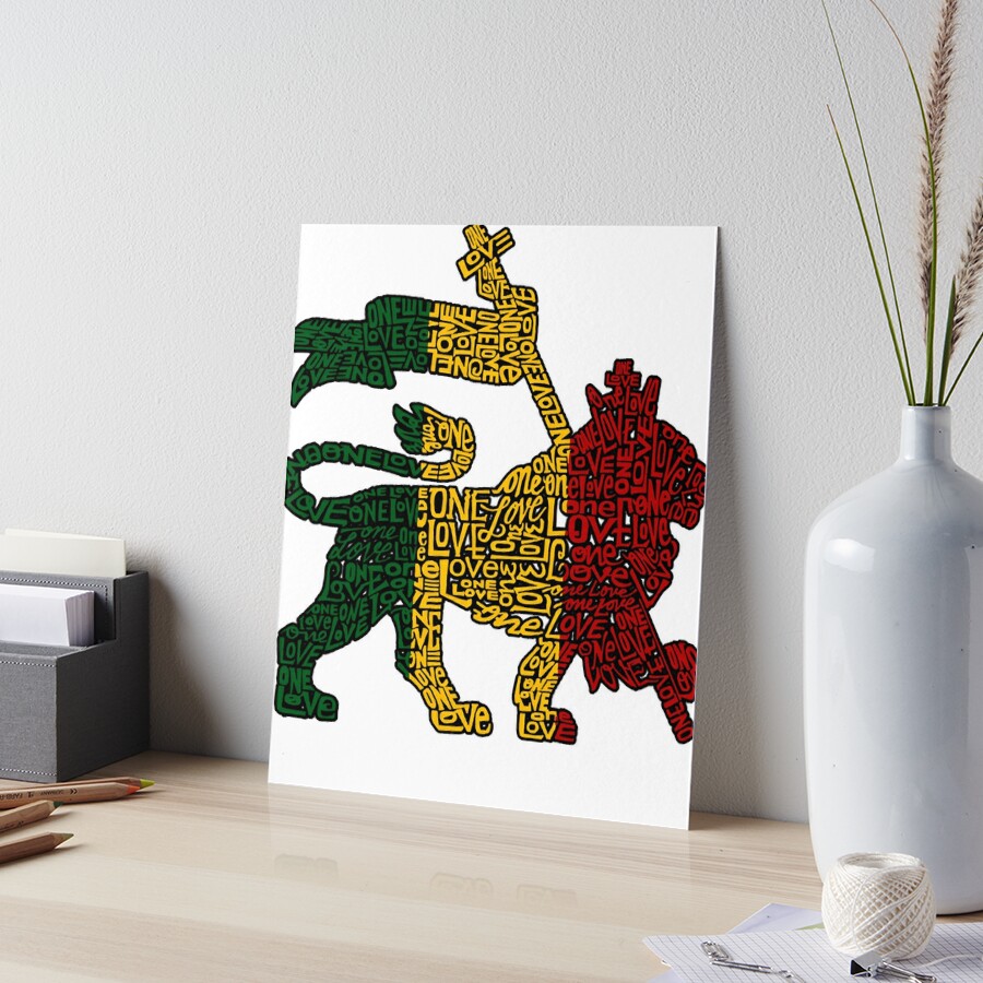 Lion Of Judah Funny Men Gifts Bob Marley One Love Cool Photographic Art  Board Print for Sale by GonzaLeztyler