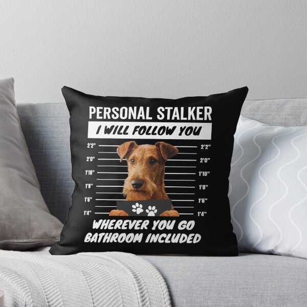 Artikelvorschau, Persönlicher Stalker-Hund – Irish Terrier entworfen und verkauft von More Cute Dogs.