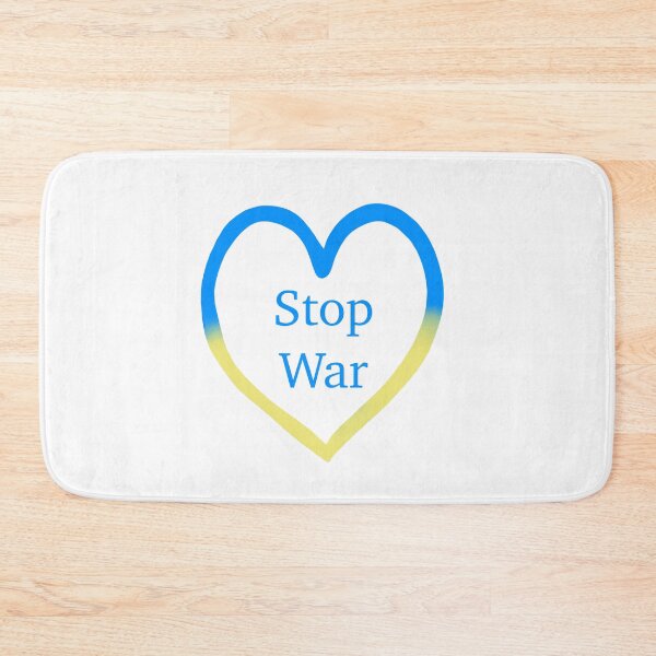 Item preview, stop war. Love Ukraine, heart emblem of watercolor national flag colors. Flag of Ukraine. world peace designed and sold by Sunshine2504.