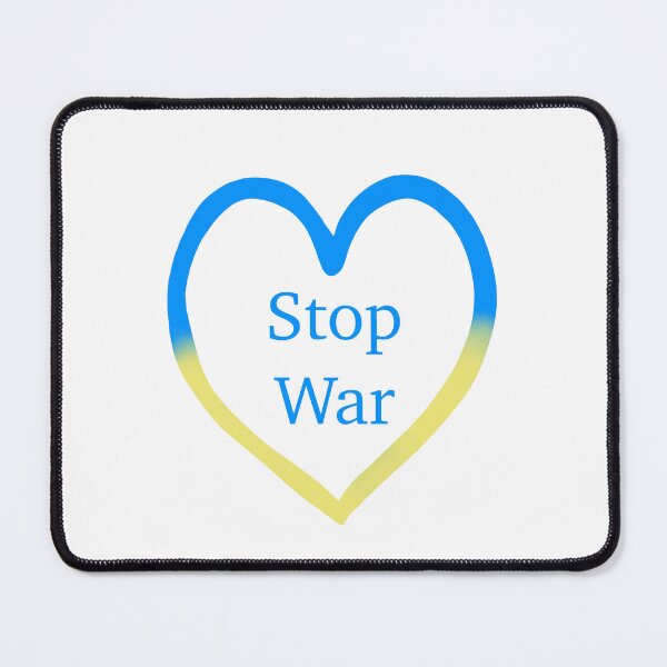 Item preview, stop war. Love Ukraine, heart emblem of watercolor national flag colors. Flag of Ukraine. world peace designed and sold by Sunshine2504.